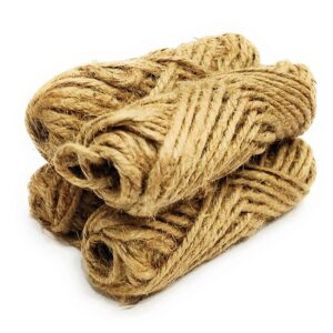 Multi-Purpose Coconut Fiber Coir Rope - 40 Feet per Roll, Pack of 1 (Total 40 Feet) for Garden, Plant Hangers, Climbers, Plant Support, and Craft Projects